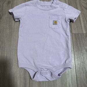 Carhartt Light Purple Baby Onesie